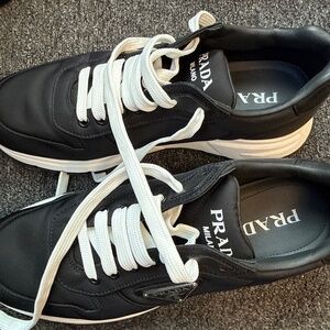 Black Prada sneakers